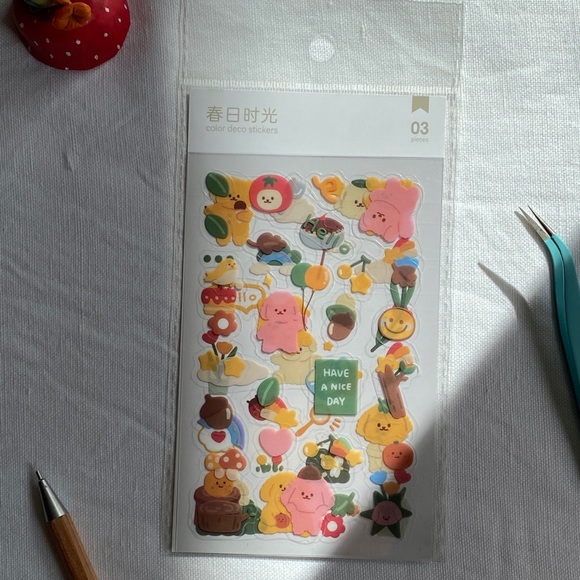 Forest Trip cute bear and bunny stickers - Picture 4 of 4